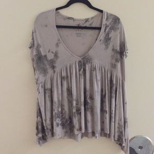 American Eagle Tye Dye Baby Doll Top